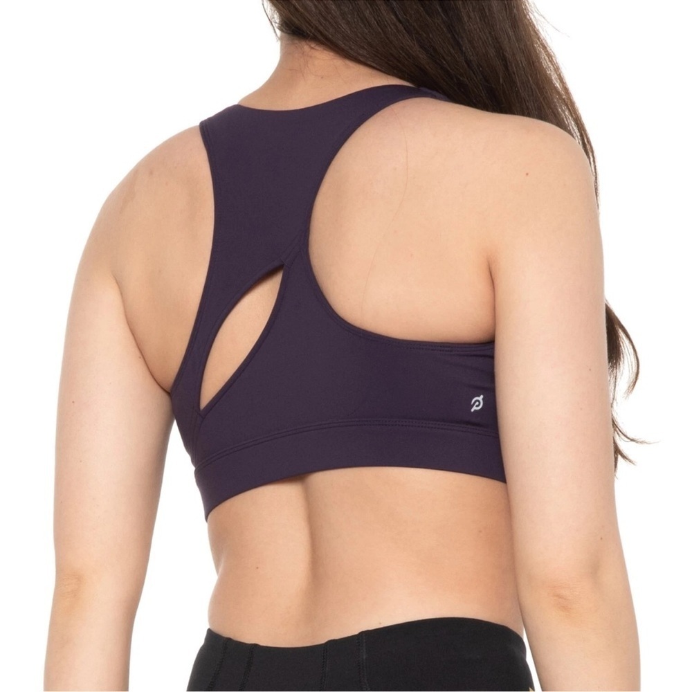 Peloton Racerback Together We Go Far Purple Sports Bra Size S — image 2 of 7
